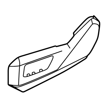 52105A5C163 BMW BLENDE SITZ AU EN LINKS Illustration 1 of 1