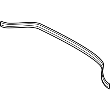 51765A32A59 BMW SEAL, HOOD, REAR Illustration 1 of 1