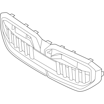 51135A16946 BMW Front Ornamental Grille Illustration 1 of 1