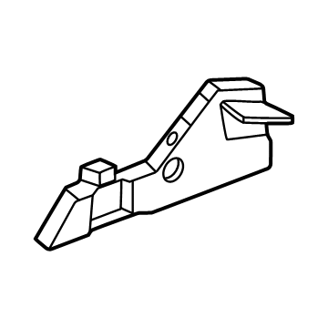 41009883143 BMW SHAPED PART C-PILLAR TOP INN Illustration 1 of 1
