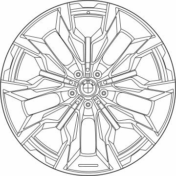 BMW i5 Alloy Wheels - 36115A32502