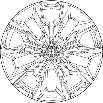 BMW 550e xDrive Alloy Wheels - 36115A32501