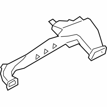 64225A55018 BMW COLD-AIR DUCT, DRIVER'S SIDE Illustration 1 of 1
