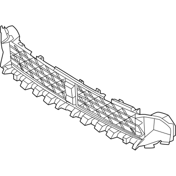 51115A51010 BMW BUMPER GRILLE, CENTER, OPEN Illustration 1 of 1