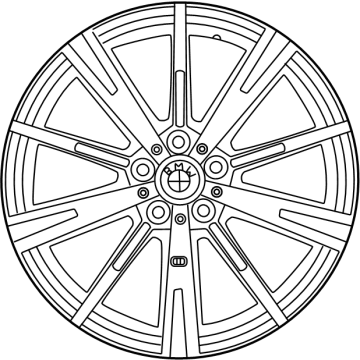 BMW i5 Alloy Wheels - 36115A324E6