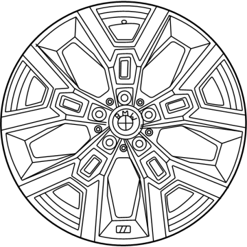 BMW i5 Alloy Wheels - 36115A324E8