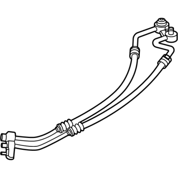 BMW XM A/C Liquid Line Hoses - 64539872522