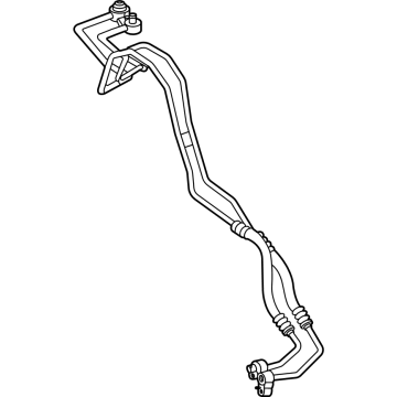 BMW XM A/C Liquid Line Hoses - 64539872524