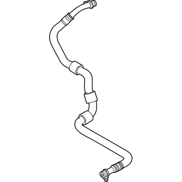 17228843868 BMW ENGINE OIL COOLER LINE RETUR Illustration 1 of 1