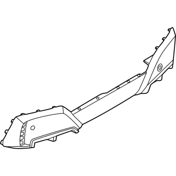 51125A86A18 BMW BUMPER COVER REAR LOWER Illustration 1 of 1