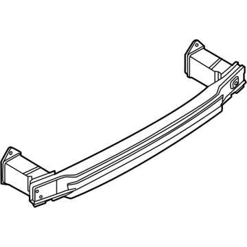 51125A0C180 BMW Bumper Rear Carrier Illustration 1 of 1
