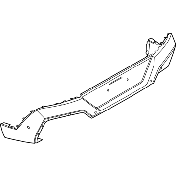 51125A34709 BMW BUMPER TRIM PANEL, REAR MID Illustration 1 of 1