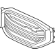 BMW 51135A37967 FRONT ORNAMENTAL GRILLE LEFT