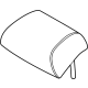 BMW 52205A51176 HEADREST, CENTER SEAT