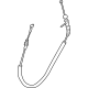 BMW 51225A30380 BOWDEN CABLE, OUTSIDE DOOR H