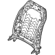 BMW 52105A15EA3 BACKREST FRAME, COMFORT SEAT