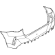 BMW 51125A83E78 BUMP TRIM, PRIMED, REAR UPPE