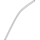 BMW 51335A31BC7 STRIP WINDOW FRAME FRONT LEF