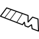 BMW 51135B4E879 EMBLEM, ORNAMENTAL GRILLE, F
