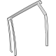 BMW 51355A31997 Left Rear Door Window Guide