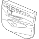 BMW 51415B359D1 Front Left Door Trim Panel